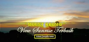 Indahnya Sunrise Gunung Bromo